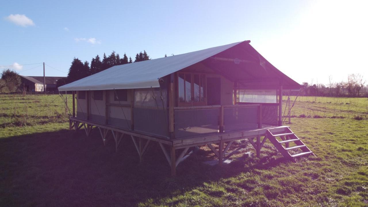Camping A La Ferme - Hebergements Insolites Cerisy-la-Foret ภายนอก รูปภาพ