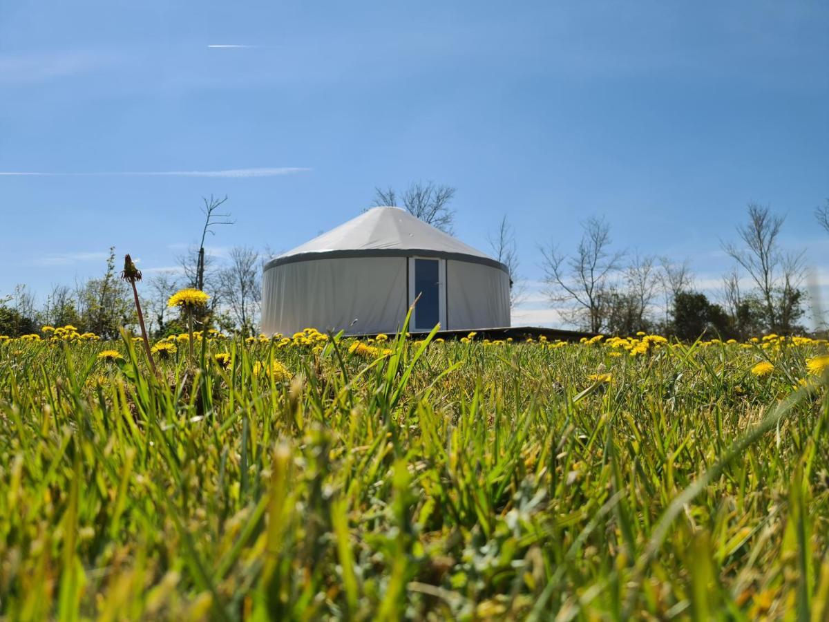 Camping A La Ferme - Hebergements Insolites Cerisy-la-Foret ภายนอก รูปภาพ