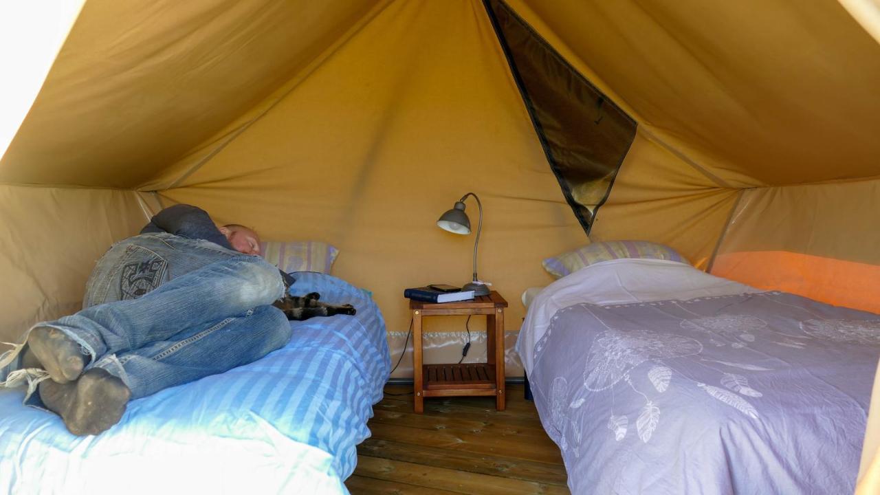 Camping A La Ferme - Hebergements Insolites Cerisy-la-Foret ภายนอก รูปภาพ